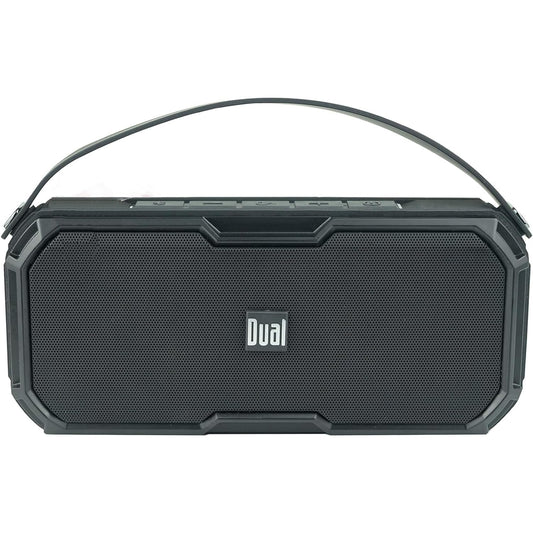Dual Electronics LUBTWS6 Wireless Portable Bluetooth Speaker TruWireless Bluetooth Stereo Waterproof & Dustproof IP67 360 Degree Rich Dynamic Sound 100ft Wireless Range 15 Hour Playtime