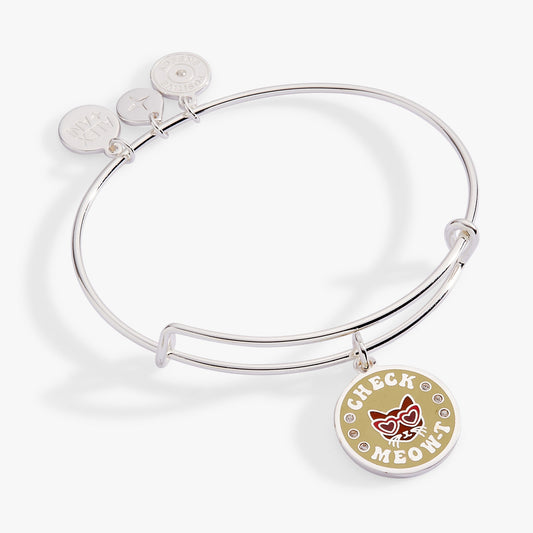 'Check Meow-T' Cat Charm Bangle